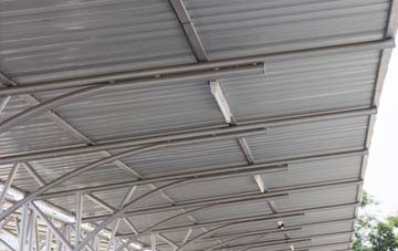 installing St Michael South Elmham metal roofing