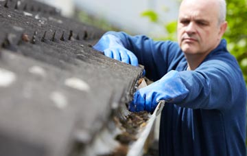 cleaning and inspecting St Michael South Elmham roofs